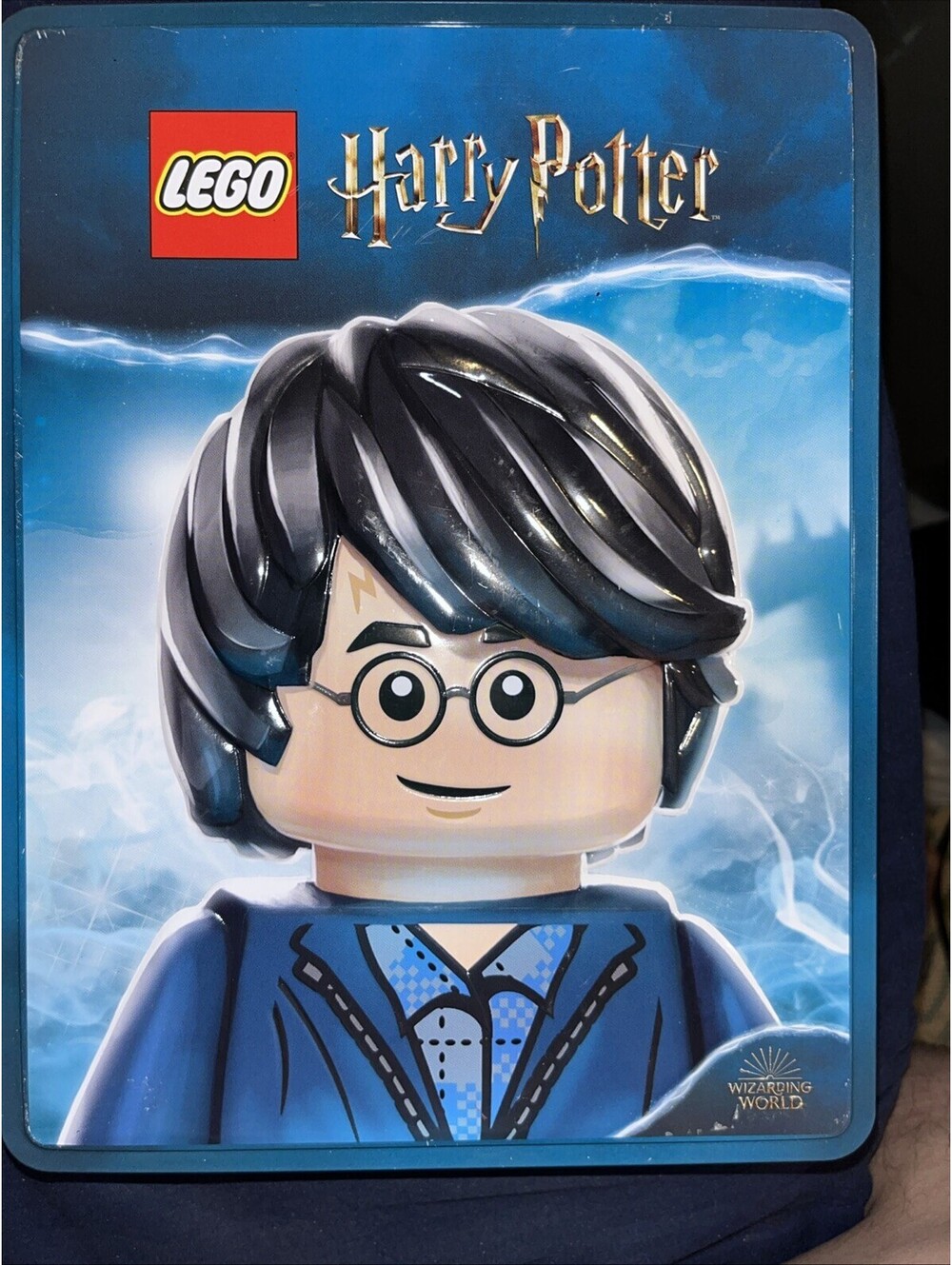 Lego Harry Potter Tin With Stickers And Books.  No Legos